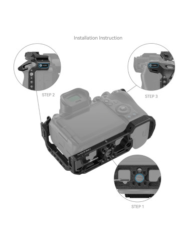 CAGE SMALLRIG 4161 BLACK MAMBA POUR CANON R6 MKII