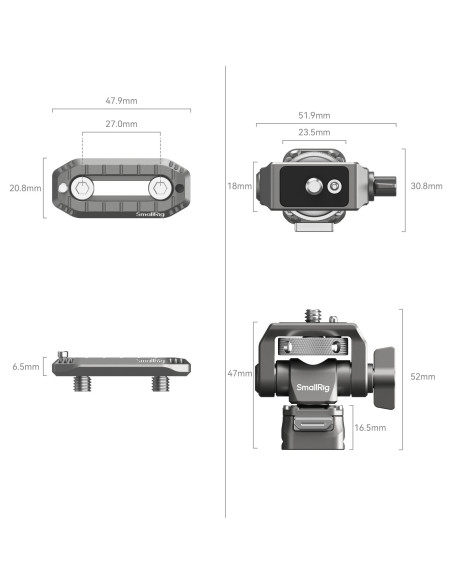 SUPPORT MONITEUR NATO SMALLRIG 4487