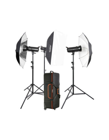 KIT 3 Flashs de Studio GODOX SK400II-D