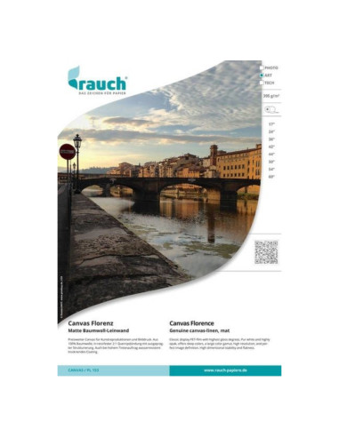 Papier Rauch canvas Linen Florenz 36" x 12m