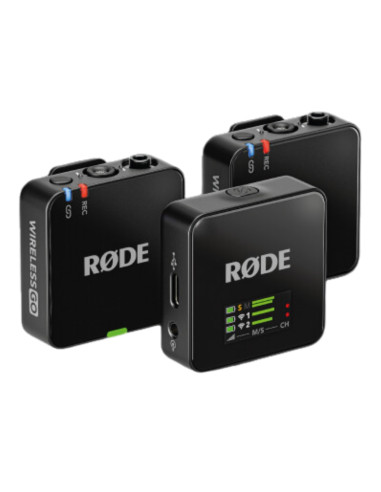 MICRO CRAVATE RODE WIRELESS GO III KIT 2 EMETTEURS + RECEPTEUR NOIR