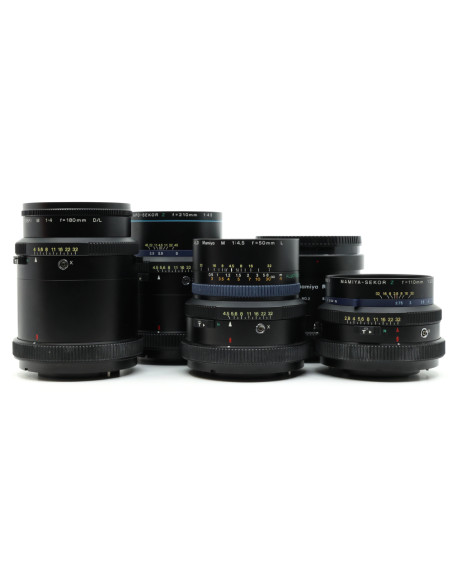 DV Lot d'objectifs MAMIYA RZ67 50/110/180/210mm