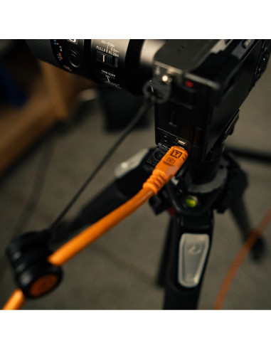 CABLE TETHERTOOLS USB-C USB-C OPTIMA 10G ORANGE 9.40M