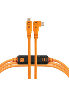 CABLE TETHERTOOLS USB-C USB-C 10G 4.6M COUDE