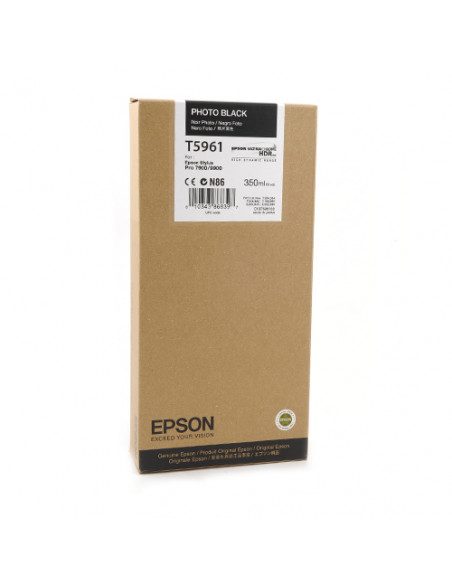 CARTOUCHE EPSON SP 7900/9900 NOIR PHOTO 350ml T5961