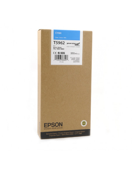 CARTOUCHE EPSON SP 7900/9900 CYAN 350ml T5962