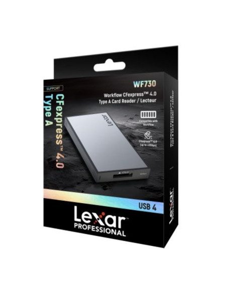 LECTEUR DE CARTE LEXAR CFEXPRESS 4.0 TYPE A USB 4 POUR WORKFLOW PRO READER