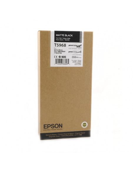 CARTOUCHE EPSON SP 7900/9900 NOIR MAT 350ml T5968