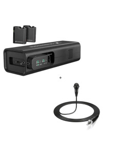 KIT MICRO SENNHEISER PROFILE WIRELESS 2 EMETTEURS + RECEPTEUR + 2X ME 2
