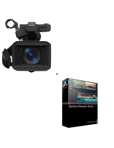 PACK SONY PXW-Z280 - 4K, 3 CMOS EXMOR 1/2 + LOGICIEL DAVINCI RESOLVE STUDIO