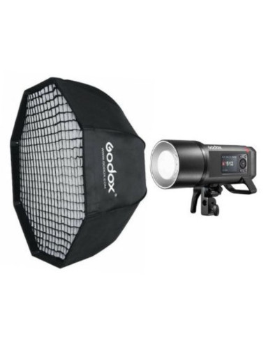 PACK GODOX FLASH AD600PRO II + SOFTBOX PARAPLUIE OCTA 80 CM