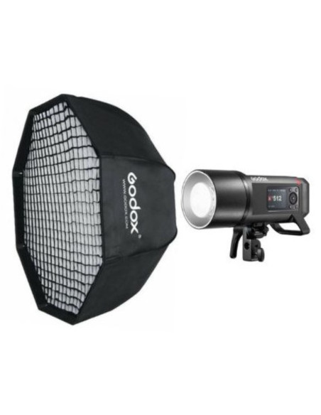 PACK GODOX FLASH AD600PRO II + SOFTBOX PARAPLUIE OCTA 80 CM
