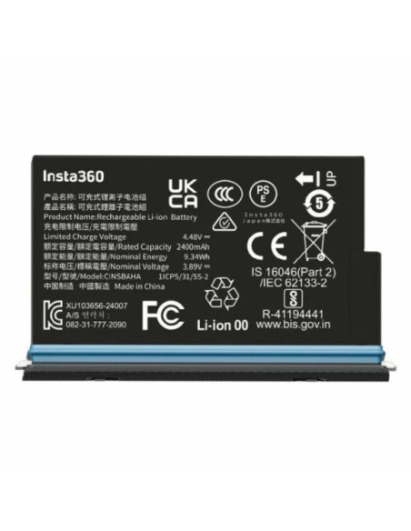 BATTERIE INSTA360 POUR X5