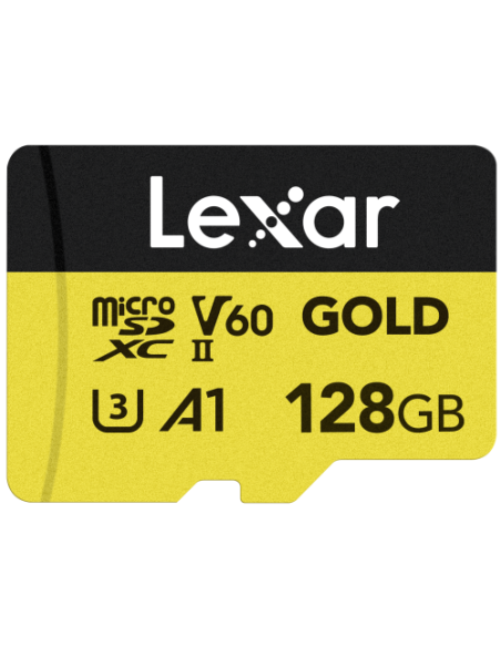 CARTE LEXAR MICRO SDXC GOLD 128GO V60 UHS-II