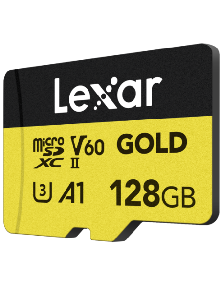 CARTE LEXAR MICRO SDXC GOLD 128GO V60 UHS-II