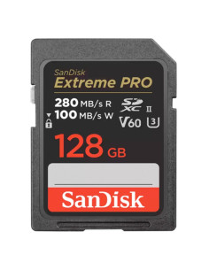 CARTE SDXC SANDISK EXTREME PRO 128GB V60 280/100mb/s