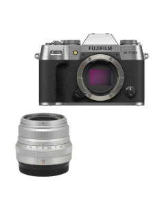 PACK FUJI X-T50 SILVER NU + 35/2 R WR SILVER