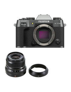 PACK FUJI X-T50 CHARCOAL SILVER + XF 23/2.0 WR NOIR