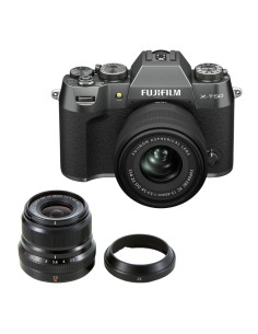 PACK FUJI X-T50 CHARCOAL SILVER + XC 15-45MM + XF 23/2.0 WR