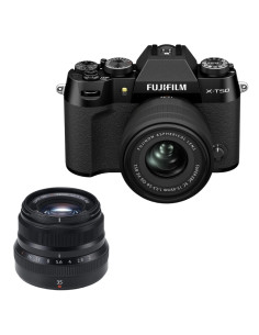 PACK FUJI X-T50 NOIR + XC 15-45MM + XF 35/2 R WR