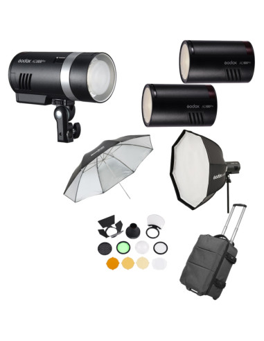 Kit AD-TRIO GODOX (2xAD100PRO - 1xAD300PRO) + ACC - VALISE