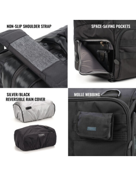 SAC D'EPAULE TENBA CINELUX SHOULDER BAG 21 BLACK V2