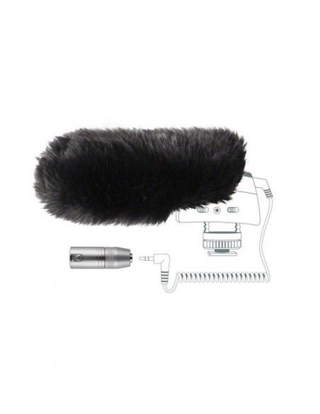 BONNETTE POILS SENNHEISER MZW 400 POUR MKE 400