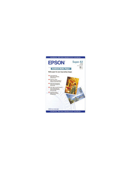 PAPIER EPSON MAT ARCHIVAL A3+/50F
