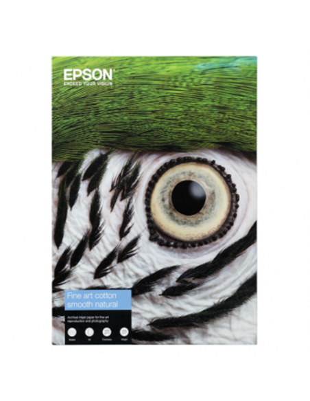 PAPIER EPSON FINE ART COTTON SMOOTH NATURAL 17" X 15m 300gr