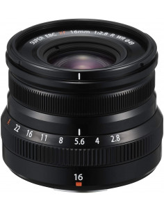 OBJECTIF FUJI XF 16/2.8 R WR NOIR
