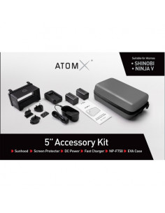 PACK ACCESSOIRES ATOMOS POUR ENREGISTREUR NINJA V ET SHINOBI ref ATOMACCKT2