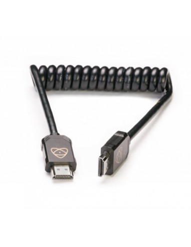 CABLE ATOMOS Full HDMI TO Full HDMI COILED 4K 60P 30cm ATOM4K60C5