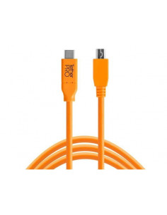 CABLE TETHERTOOL USB-C VERS USB 2.0 MINI B 4,5 m