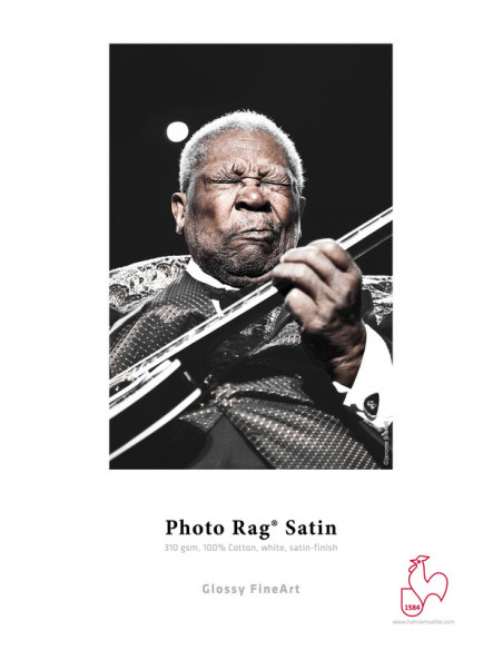 PAPIER HAHNEMUHLE PHOTO RAG SATIN 310GRS A4 25f
