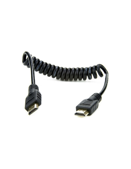 CABLE ATOMOS Full HDMI TO Full HDMI COILED 4K 60p 40cm ATOM4K60C6
