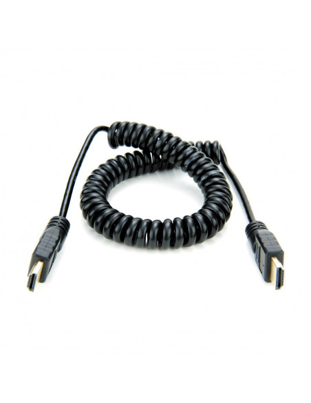 CABLE ATOMOS Full HDMI TO Full HDMI COILED 4K 60p 40cm ATOM4K60C6