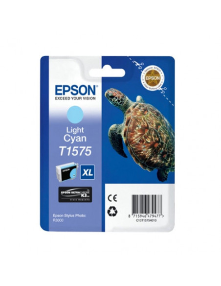 CARTOUCHE EPSON R3000 Cyan Clair T1575