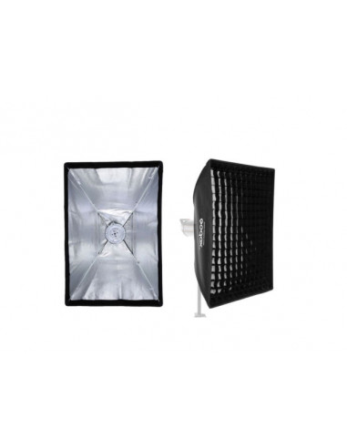 Softbox parapluie 80x120CM GODOX avec nid d'abeilles monture Bowens SBW80-120