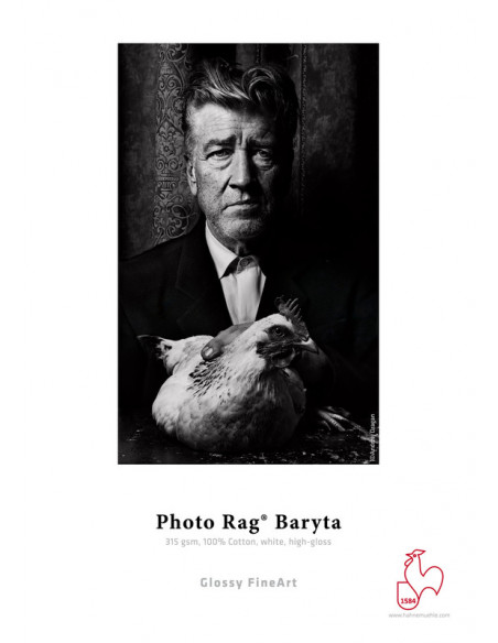 PAPIER HAHNEMUHLE PHOTO RAG BARYTA 315GRS 17"x12m