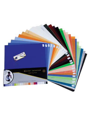 Kit GELPACK LEE FILTER MASTERLOC (36 feuilles /25 couleurs 30x30cm) Best sellers