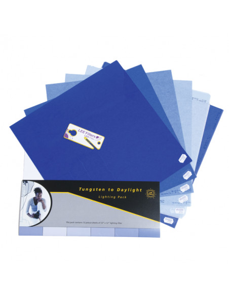 Kit GELPACK LEE FILTER CTB (12 feuilles /6 couleurs 30x30cm)