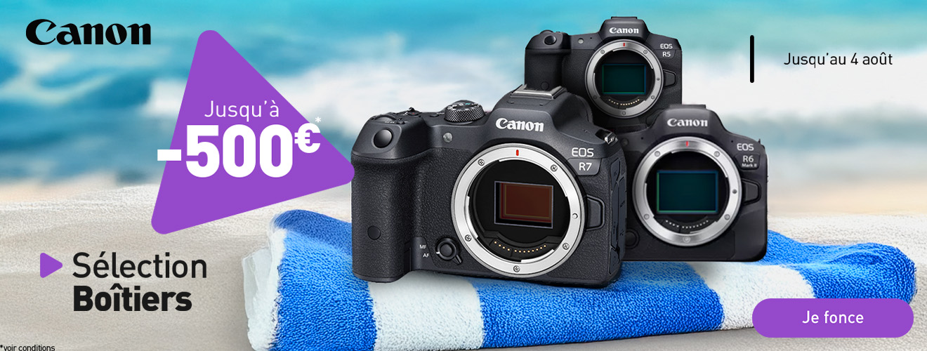 Promo canon Boitiers